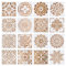 16 Pack Mandala Schablonen, Mandala Dotting Malvorlage Basteln Fliesen Schablonen Werkzeug für Wand/Stein/Holz Möbel/Malen Vorlagen Kinder