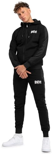 BENLEE Herren Trainingsanzug mit Kapuze HACKBERRY schmale Passform, Black, L