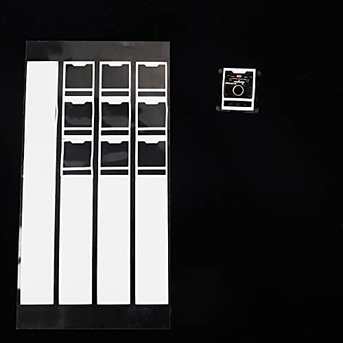 Klar Weiß MX Switch Film HTV PC für Cherry Gateron JWK mechanische Tastaturschaft (120 Stück, einlagig)