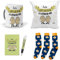 mundohuevo Mega Regalo Personalizado para opositores. Esta oposición la apruebo por Huevos. Taza, cojin, libreta, boli y Trio de Calcetines