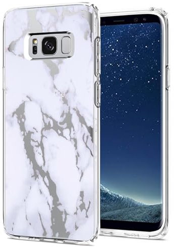 CoolGadget Motiv Hülle für Samsung Galaxy S8 - Motiv 11 Designhülle, Anti-Fingerprint, Slim Fit Schutzhülle mit Erhöhtem Kamerarand, Stoßfest, Kratzschutz