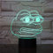 Wolobox LED-Lampe Pepe The Frog, Farbwechsel, USB, Nachtlicht und Dekoration