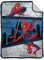 Jay Franco Marvel Spiderman City Swinger - Coperta in pile Sherpa, 130 x 150 cm
