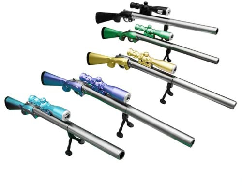 Ranmy Stylo à encre gel Luminescence, stylo à encre gel créatif style fusil sniper pour l'école, le bureau, la papeterie cadeau étudiant