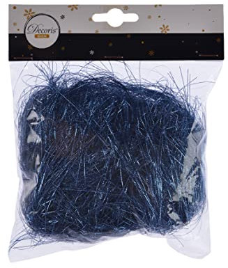 CHICCIE Lametta Blau 20g - Weihnachtsbaumdekoration Weihnachtsdeko Baumschmuck