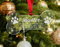 Personalised Dog Bone Memorial Christmas Bauble Puppy Pet Tree Decoration Xmas Gift Any Name Rememberance (Smile)