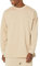 Amazon Essentials Men's Oversized Long-Sleeved Organic Cotton T-Shirt, Tan, XL