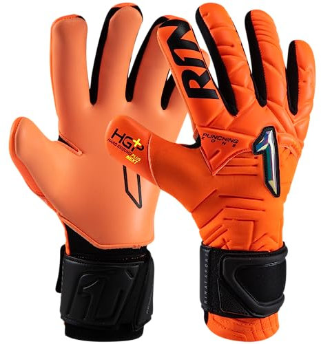 Rinat Torwarthandschuhe Kratos Turf Erwachsene, Orange, Größe 7