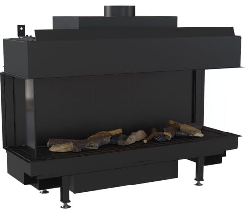 KRATKI Gaskamin LEO 100 links rechts, Erdgas (NG) ∅ 100/150 8,3 kW Energieklasse A