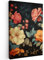 MuchoWow© Impression sur Toile Peinture 80x120 cm Tableau Mural Decoration Salon Reproductions de Tableaux Murale Moderne Vintage - Fleurs - Nature - Noir - Couleurs
