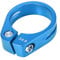 A ABSOPRO Aluminium Alloy Bicycle Seat Post Clamp Seat Post Blue 34.9mm