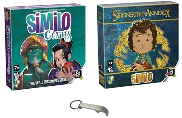 Set Similo Geschichten + Herr der Ringe, französische Version + 1 Blumie Deaps (Geschichten + Herr)