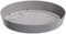B2C Round Plastic Water Plant Pot Saucer Trays Grey White Anthracite Weather-Resistant 8 sizes 10-38cm (Grey, 38cm ⌀)