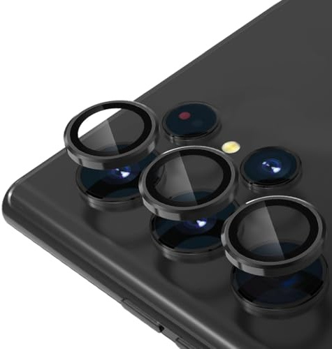 Teenrpov [1 Pièces Protection Caméra pour Samsung Galaxy S22 Ultra Verre Trempé, Dureté 9H Protection Objectif Caméra [Anti Rayures] Ultra Résistant Film Verre Trempé pour Galaxy S22 Ultra