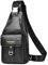 A-QMZL Sling Bags Brusttasche Herren Crossbody Umhngetasche Kleine Schultertaschen Crossbody-Taschen PU-Leder Wasserdicht Casual Chest Taschen für Männer und Damen