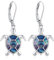 Eusense Schildkröte Ohrringe 925 Sterling Silber Schildkröte Ohrringe Schmuck Geschenke für Frauen Mädchen