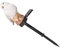 YARNOW 1Stk Sonnenlicht Tiere Nachtlicht züchten Design-Lampen led-gartenleuchten solarlampen solar lamp garten lichter solarleuchten für außen Dekoration Licht rasen licht Harz Weiß