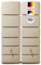 4rain Slim Regentonne Set 660 L, sandbeige, 2X Slim 330 L, inkl. Verbinder - Wandtank, Wassertank, Regenfass, Regenwassertonne, Wasserbehälter, Fass, Regenwassertank, Wasserfass, Wassertonne