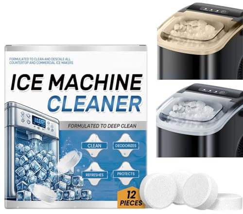 Ice Machine Cleaner Maker Descaler,Ice Maker Cleaner Tablets,Washing Tablets,Deodorizing Descaling Ice Machine Cleane/r Tabl/ets,Cl/ean Tabl/ets for Ice Ma/kers,Descaling Table/ts