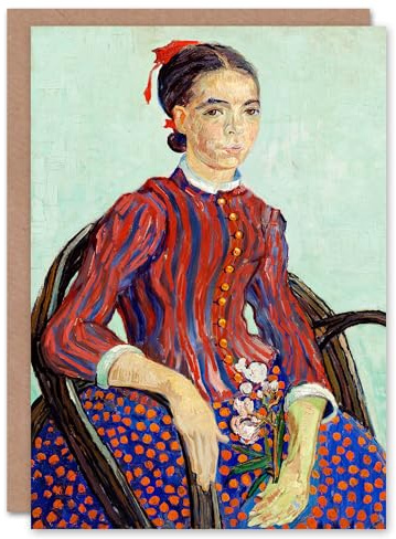 Artery8 Vincent van Gogh Art Card La Mousme Sitting on a Cane Chair