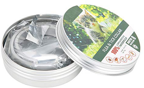 Hominas Pet Halsband Anti Flea Halsband Hundhalsband Icke naturlig eterisk olja Loppa Valp Hund Katt Justerbar Bekväm TPE-material Borttagning av och för hundar Katter Husdjur