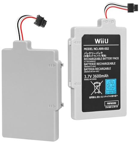FLSTOR Battery Replacement for Wii U Gamepad 3.7V 3600mAh Battery Replaces Battery WUP-010, WUP-012 with Tool