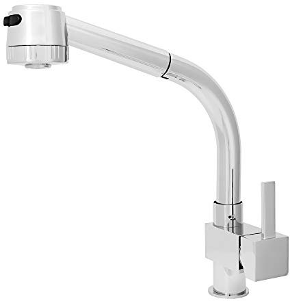 abatible y extensible cocina grifo 2 tipos de chorro