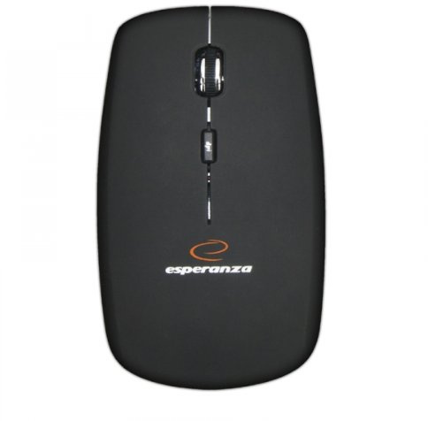 Esperanza EM120K Maus RF Wireless Optisch 1600 DPI - Mäuse (Optisch, RF Wireless, 1600 DPI, Schwarz, Silber)