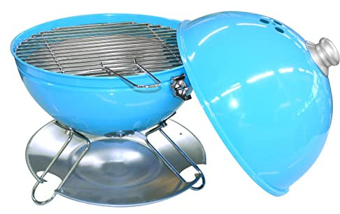 sunny days 28277 - Barbacoa de mesa con tapa, color turquesa
