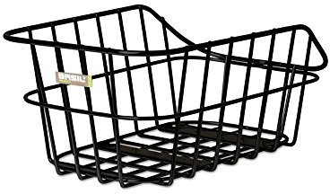 Basil Hinterradkorb Cento Aluminium 40x24x21cm weitmaschig schwarz 11189 Fahrrad