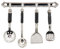 Odoria 1/12 Miniatura 4PZ Utensilio con Percha Cocina Accesorio para Casa de Muñecas