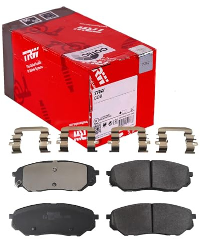 TRW GDB3638 Brake Pad Set of 4 Compatible for Kia Sorento III SUV (UM) 2015-2023 Front Axle and Other Vehicles