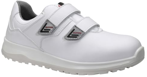 ELTEN White Grip Low ESD S2 | Sicherheitsschuhe für Damen & Herren, Stahlkappe, leicht, atmungsaktiv