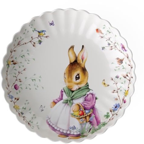 Villeroy & Boch Spring Fantasy groß, Emma, Schale für Süßigkeiten, Premium Porzellan, 30 x 6 cm, bunt, 30 x 6