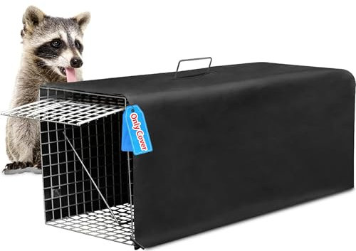 Trap Cage Cover, Animal Trap Cage Cover Small Animal Trap Cover for 1-Door Humane cat Trap 32 x 10 x 12inch, [just Cover，No cage]