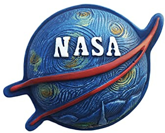 Kühlschrankmagnet mit USA-3D-NASA-Weltraum-Satulen-Motiv, Souvenir, Geschenk, Harz, handgefertigt, USA, Kühlschrankmagnet, Heim- und Küchendekorationskollektion