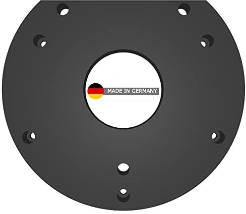 ULROAD Plaque de base (base de défonceuse), plaque de fraisage pour Bosch POF 1400 ACE, 1200 AE – Plastique renforcé – Fabriqué en Allemagne – Remplacement direct pour 1609203V53