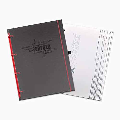 flexiNotes® ORGANIZER A5 2025 Typ:Business, Wochenkalender Basic (rot, L)