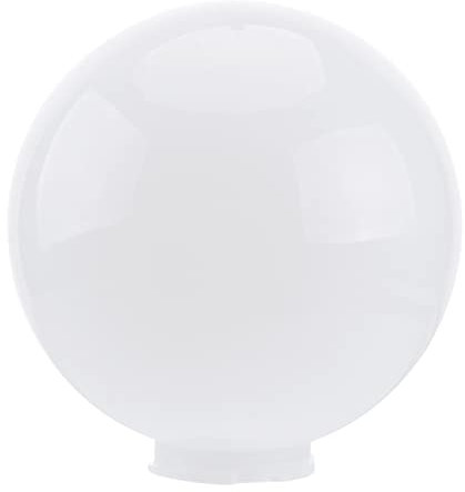 ibasenice Lampenschirm Kugel Weißer Kugel-lichtschirm Kugelförmiger Ersatz-lampenschirm Outdoor-led-strahler Kleiner Gartenlichtabdeckung Deckenventilator Im Freien Strassenlicht Glas Acryl