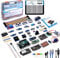 GeeekPi Complete Ultimate Starter Kit for Arduino UNO R3 Mega 2560,ESP32-WROVER,ESP8266,Includes Variable MCU Dev Boards,for Make small smart Devices,IoT prototypes,smart Home and Other Applications