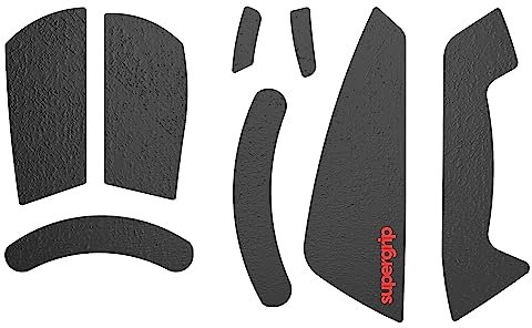 SUPERGRIP Griptape set for Logitech G703 Sweat Absorbing High Performance Anti Slip 3M adhesive no residue Mouse Grip tape Ultra-thin 0.5mm (0.02in)