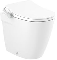Roca A803153S01 - In-Wash® Ona - Smart toilet adosado a pared Rimless para tanque empotrable. Incluye tapa y asiento. Necesita toma de red.
