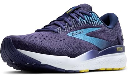 Brooks Herren Ghost 16 Sneaker, Blau/Bonnie Blau/Gelb, 46 EU