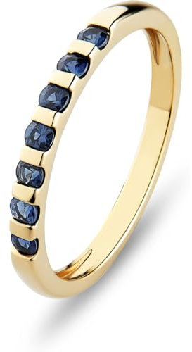 CHRIST Damen-Damenring 585er Gelbgold 7 Farbstein 56, Gelbgold 32027274
