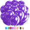 100 Pezzi Palloncini viola intenso Lattice, Palloncini viola intenso 12 Pollici, Decorazioni per Festa viola intenso per Matrimonio Compleanno Battesimo Laurea Natale Festa di Carnevale