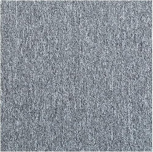 20pcs Carpet Tiles 50x50 cm | Holywarm 5 SQM Carpet Floor Tiles | Heavy Duty Non-Slip Flooring Rugs for Commercial Retail, Office, Home, Kitchen, Bedroom, Living Room, Bathroom (Grey)