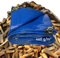 LDQBF Plane Abdeckplane Tarp,1x1m 460g/m² PVC plan Gewebeplane Schutzplane LKW Plane für Outdoor & Garten Holz Camping & Survival Zeltplane Abdeckplane Blau