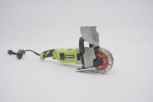 Tagtuell Fresa per muri, sega elettrica per calcestruzzo, sega circolare ad alte prestazioni, 4000 W, sega a disco con tubo dell'acqua e pompa dell'acqua, fresa a fessura per mattoni cemento marmo, 5