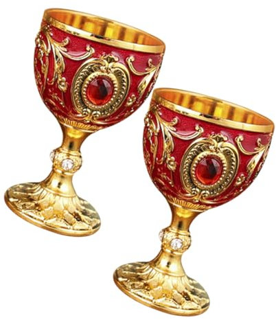 Veemoon 2stücke Retro Whiskey Cup Aus Leichtem Stabiles Design Verschleißfest Multifunktionaler Kleiner Schnapsglas Kelch Für Bar Zuhause Und Party Tragbar Und Dekorativ