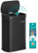 SONGMICS Motion Sensor Kitchen Bin, 13-Gallon (50 L) Automatic Rubbish Bin, Wave or Touch to Open, Soft Close Lid, Steel, Includes 15 Bags, Ink Black LTB640B02